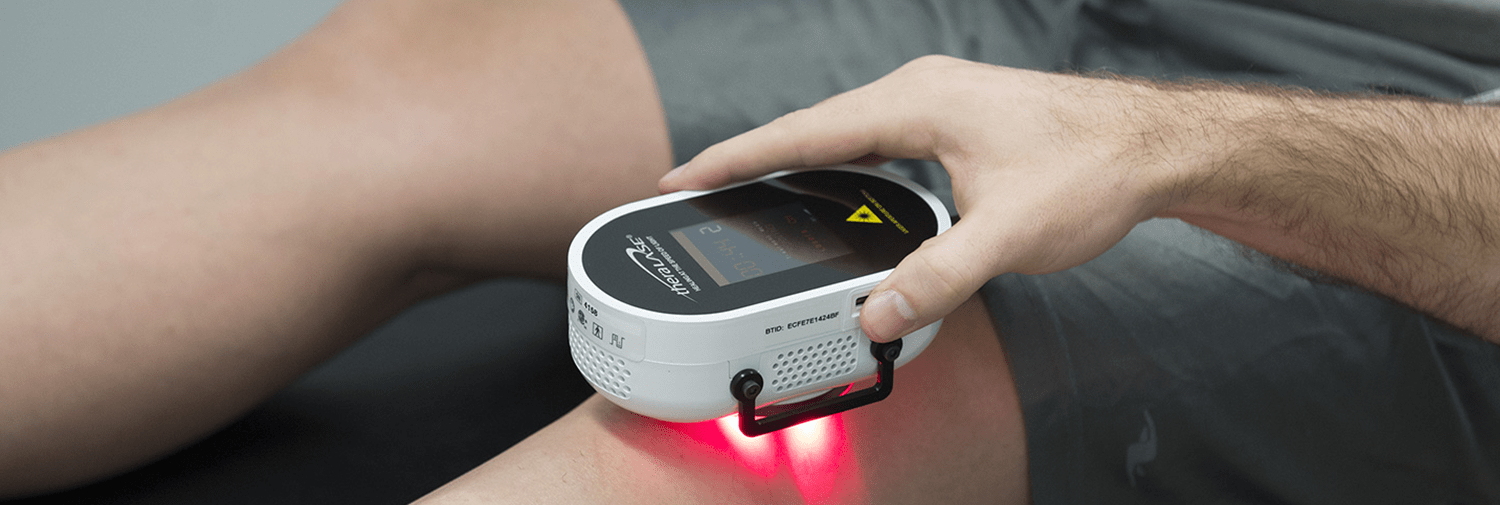 laser treatment on knee