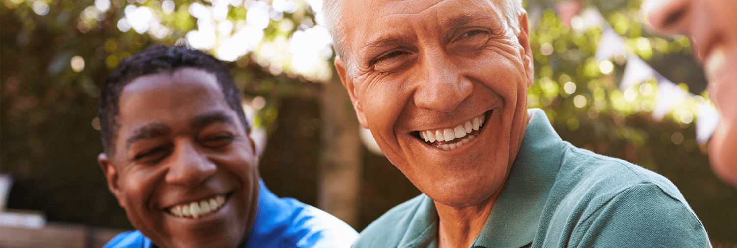 men laughing together