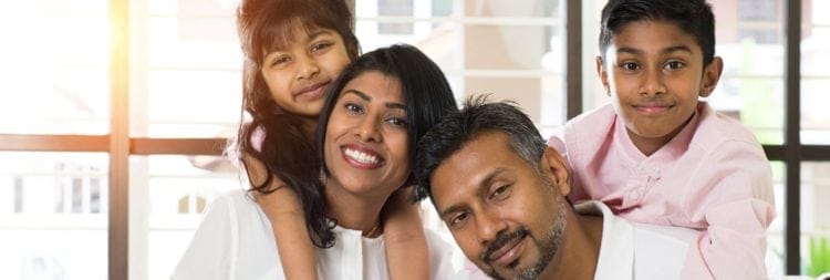 health family smiling
