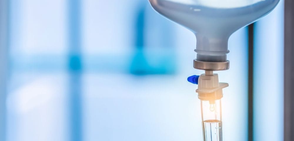 close up of a drip used for iv infusion therapy in greenwood, in
