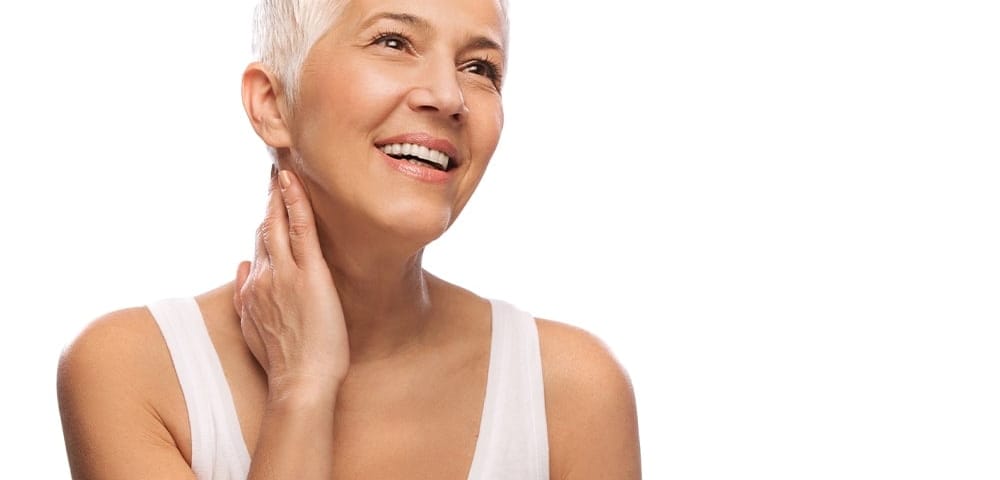 woman with healthy skin