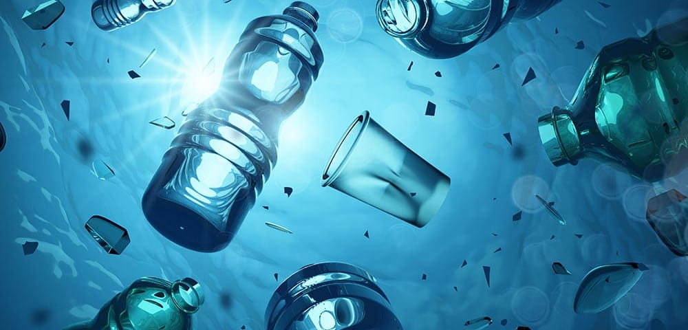 plastic bottles made from endocrine disrupting chemicals