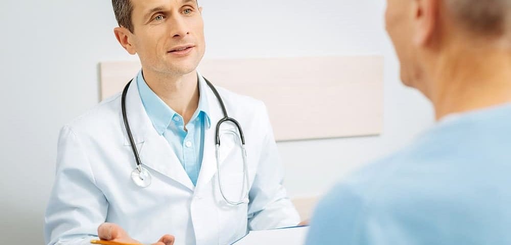 A doctor talking about low testosterone