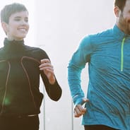friends working out together after get up and go iv therapy