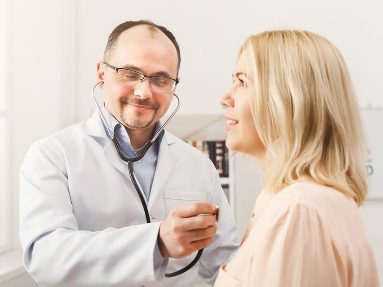 a patient's first visit with new primary care physician