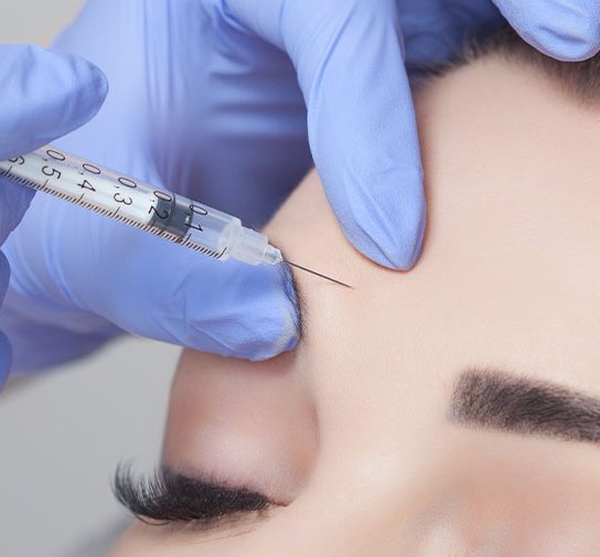 doctor administering botox injections