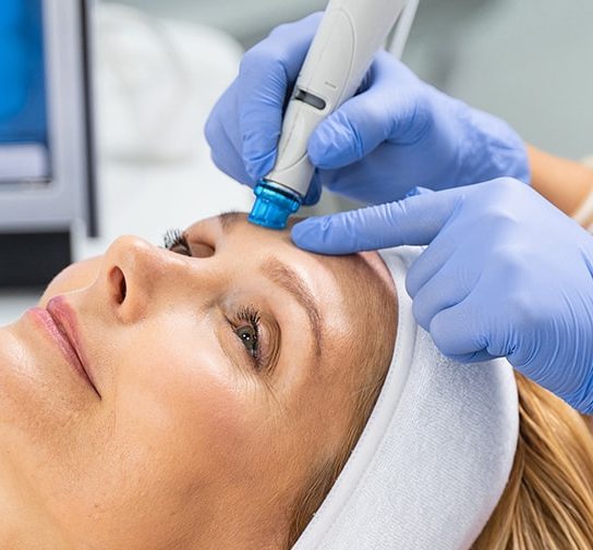 hydro facial treatment on woman in greenwood