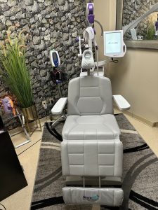 chair used by neurostar tms therapy for depression patients